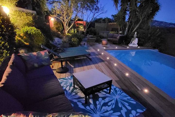 Maison d’hôte pour 2 personnes, avec Jacuzzi ainsi que Jardin et Piscine en Corse-du-Sud