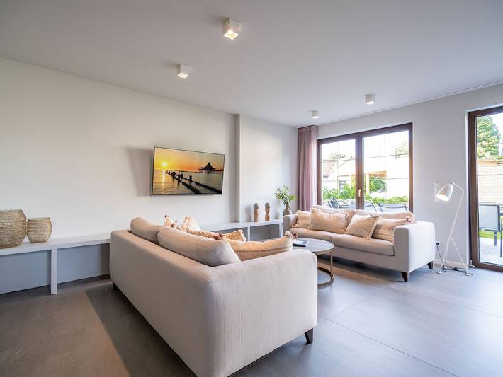 Ferienhaus für 8 Personen, mit Balkon und Terrasse sowie Garten und Sauna