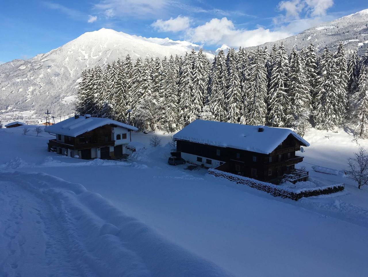 Ganze Ferienwohnung, Klinglerhof Ferienwohnungen - Ferienwohnung Bergblick in Tuxer Alpen, Aschau im Zillertal
