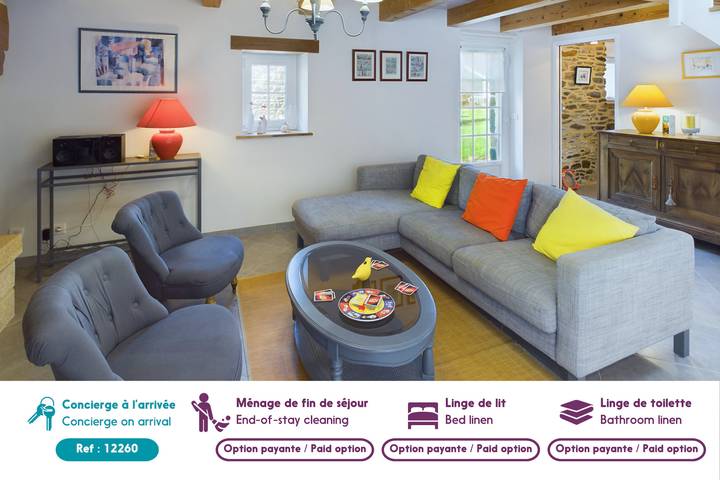 Location de vacances pour 5 personnes, avec jardin et terrasse à Plovan - 3