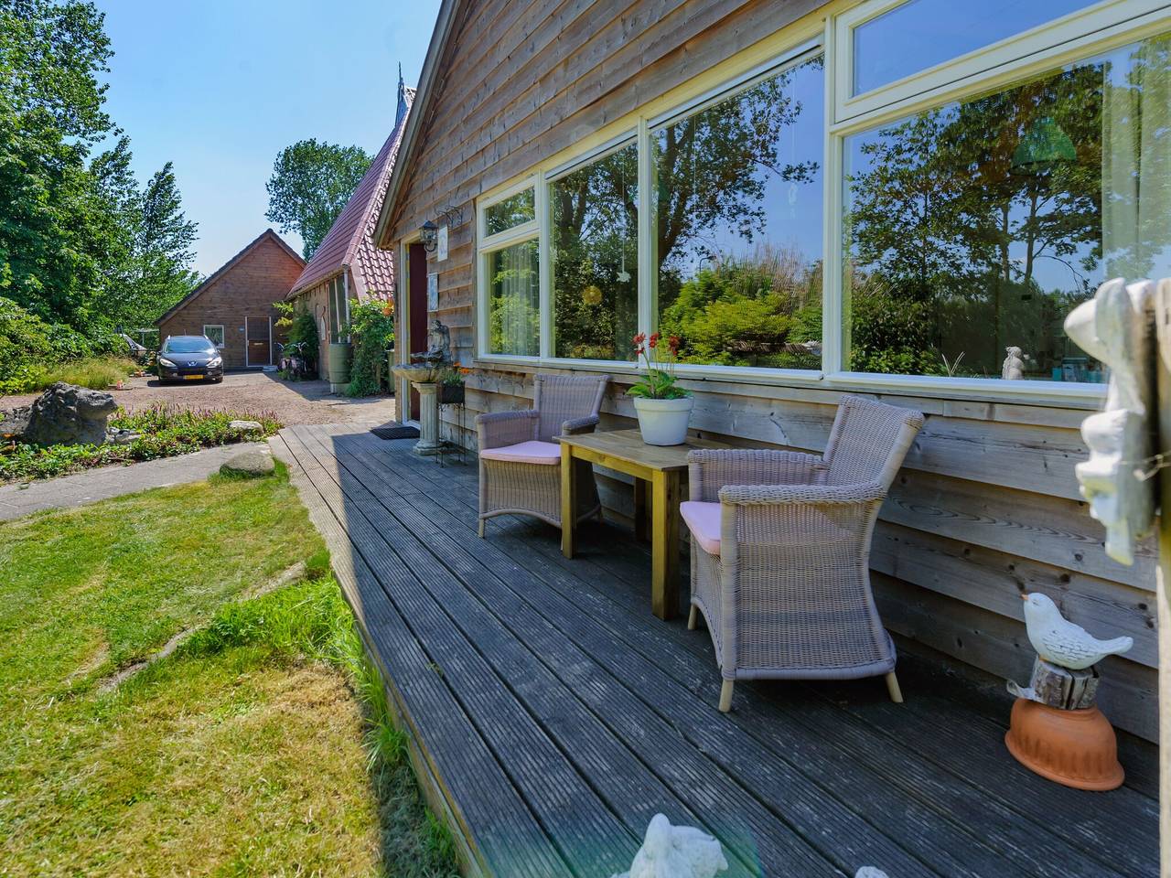 Bauernhaus nahe De Leijen Fluss in Nationalpark De Alde Feanen