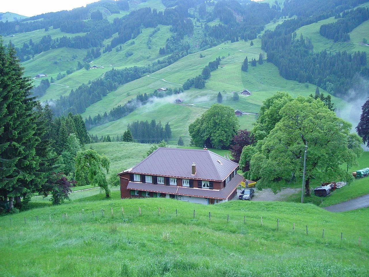 Unser Familienferienhaus Wilerbädli mit Bergblick in Plaffeien, Sense (district)