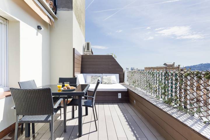 Ferienwohnung für 3 Personen, mit Balkon in Barcelona