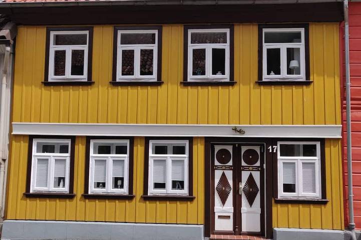 Ferienhaus für 4 Personen, mit Terrasse und Garten sowie Sauna