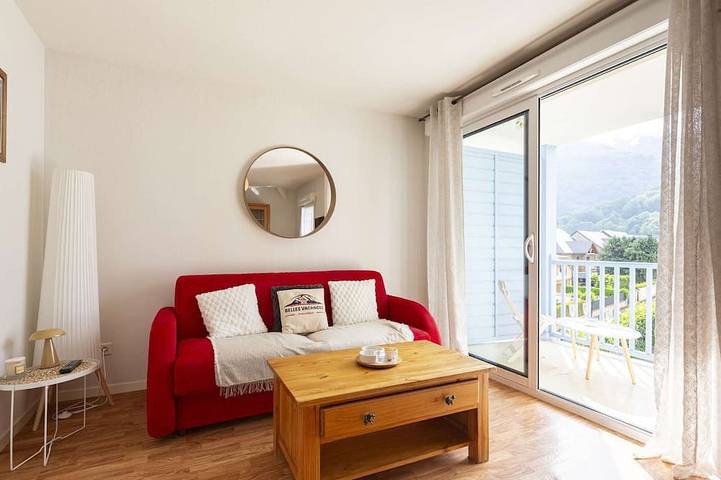 Apartamento entero, Apartamento renovado para 4 pers con aparcamiento en Vielle-Aure in Vielle-Aure, Parque nacional de los Pirineos