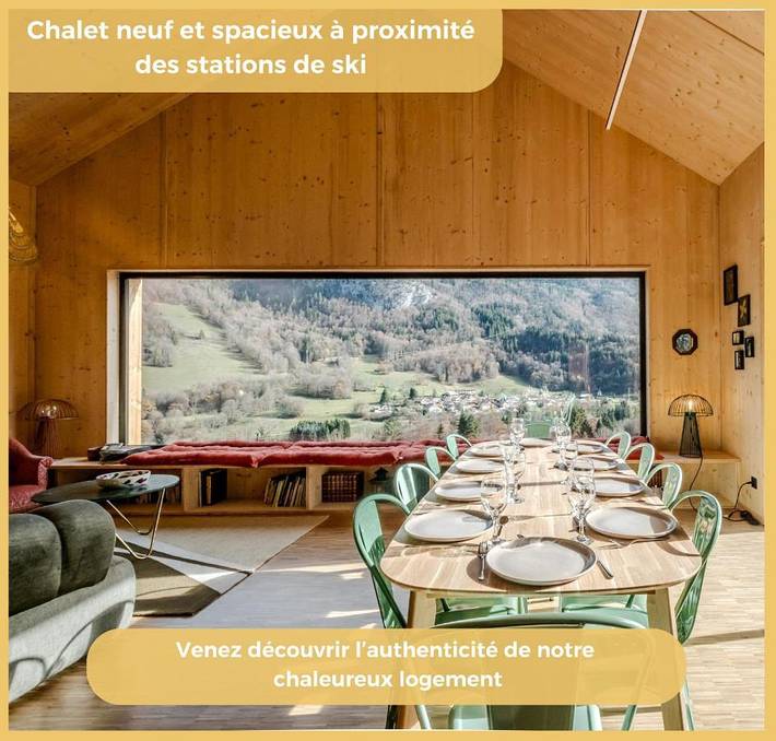 Gîte pour 10 personnes, avec terrasse et vue à La Baume