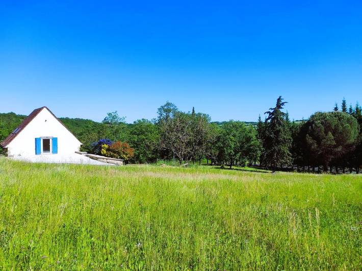 Maison de vacances pour 5 personnes, avec piscine ainsi que jardin et vue, adapté aux familles