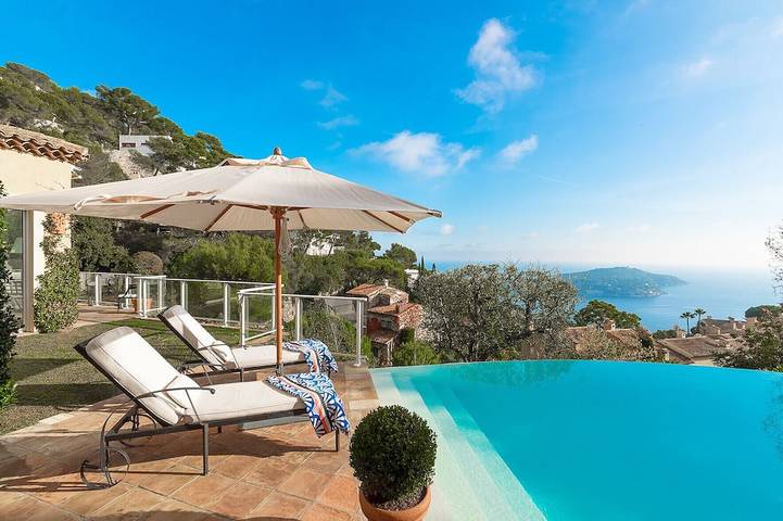 Villa for 8 people, with Terrace and Garden in Villefranche-sur-Mer