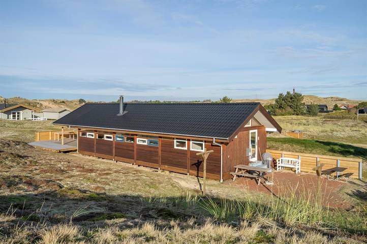 Feriehus for 6 personer, med Terrasse i Fanø