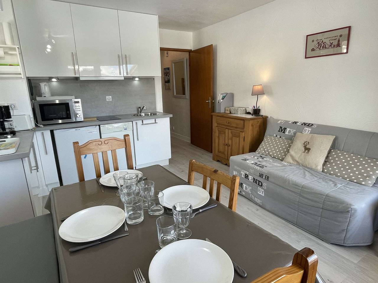 Appartement entier, Appartement 2 pièces avec parking, près des pistes - 5 couchages in Praz-sur-Arly, Pays du Mont-Blanc