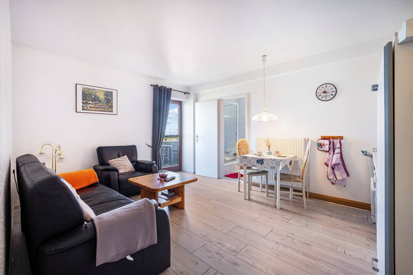 Ganze Wohnung, Ferienwohnung '3-Raum Fw 1' mit Gemeinschaftsgarten, Balkon und Wi-Fi in Hillgroven, Kreis Dithmarschen