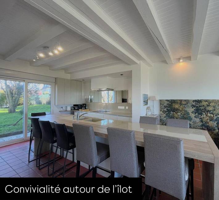 Ferienhaus für 8 Personen, mit Balkon und Terrasse sowie Garten und Ausblick in Boulogne-sur-Mer - 2