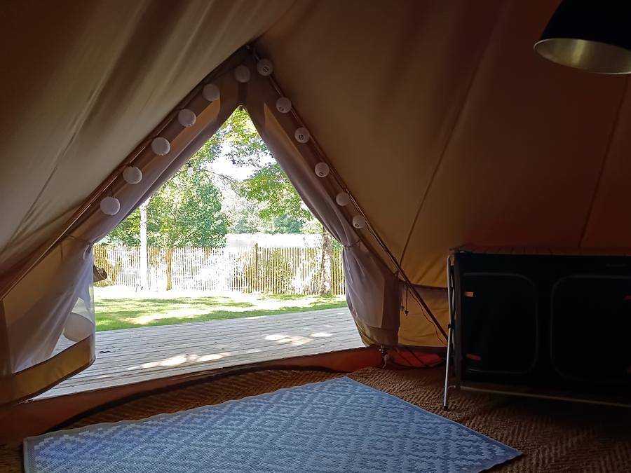 Camping Du Lac Fontclaire - Tente 2 personnes - Tente Lodge in Puivert, Région de Limoux