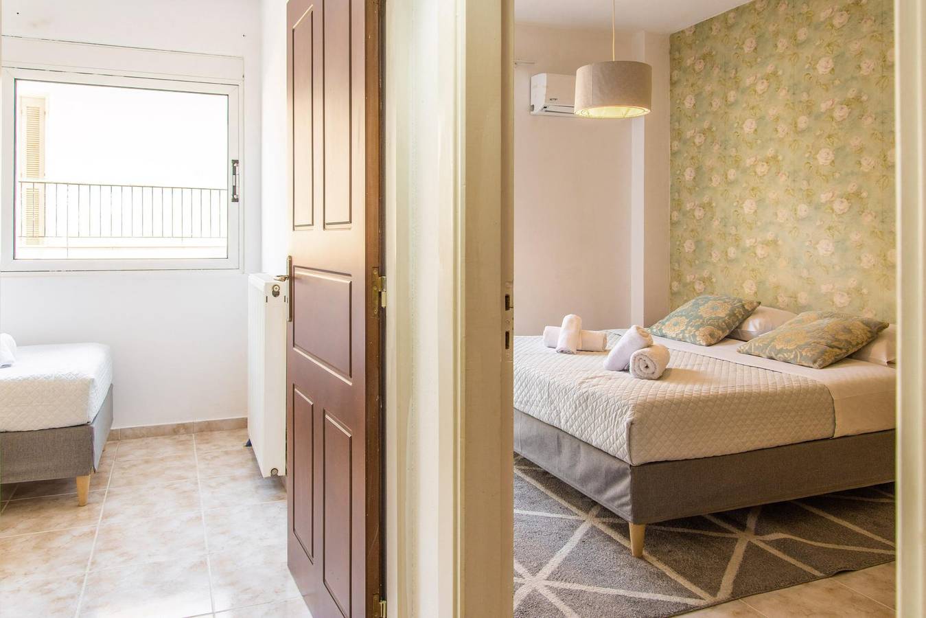 Appartement entier, Appartement de vacances pour 4 personnes avec terrasse in Région d'Iraklio-Héraklion
