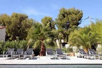 Gîte pour 4 personnes, avec terrasse dans Calanque De Port Pin Cassis