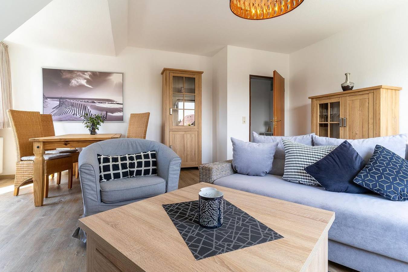 Ganze Wohnung, Geschmackvolle und moderne 2- Zimmerwohnung mit Balkon für 4 Personen in Tating, Eiderstedt