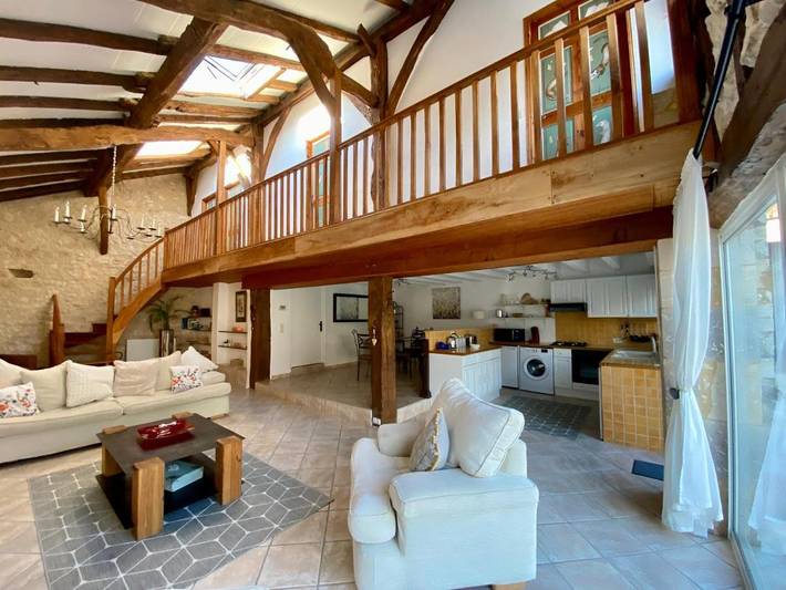 Location de vacances pour 4 personnes, avec jardin ainsi que piscine et vue à Saint-Eutrope-de-Born - 4