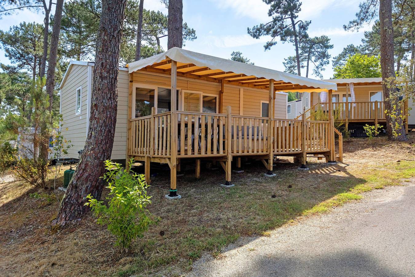 Bungalow « Les Lodges Des Pins » avec piscine partagée in Lège-Cap-Ferret, Région d'Arcachon