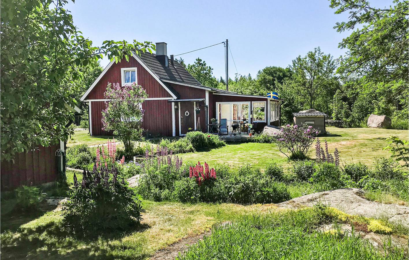 Ferienhaus für 5 Personen mit Terrasse in Schwedische Ostsee