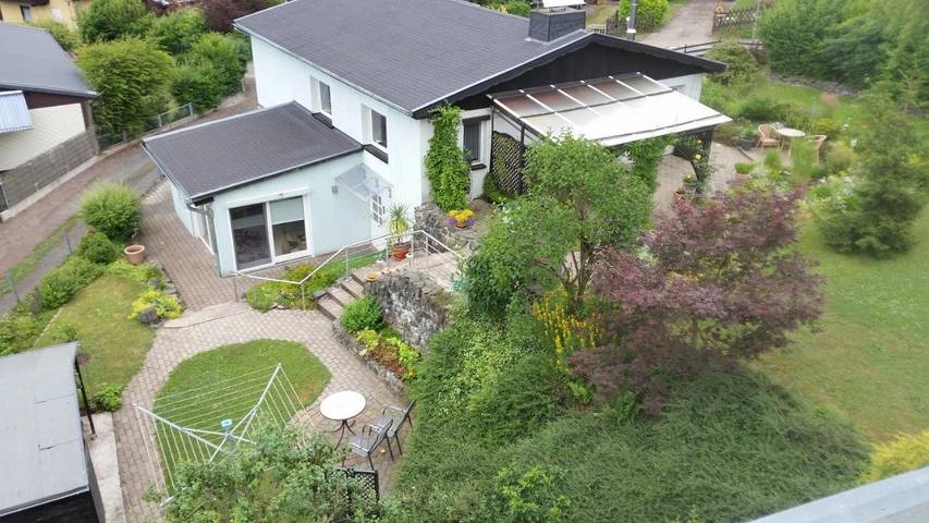 Ferienwohnung für 2 Personen, mit Terrasse und Garten sowie Ausblick in Neustadt/Harz
