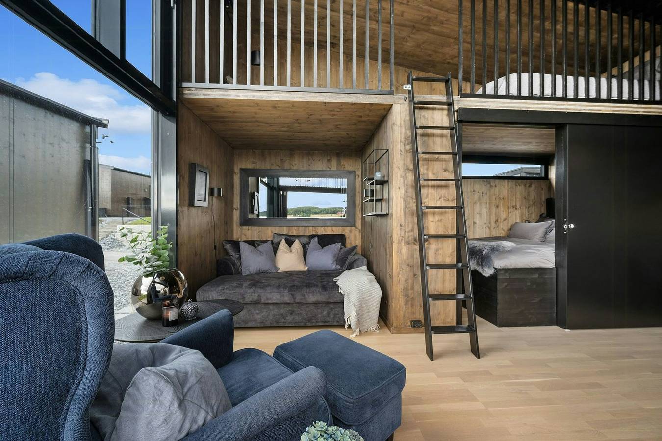 Mikro-Hütte am Strand in der Nähe von Oslo und Gardermoen in Nes (Akershus)