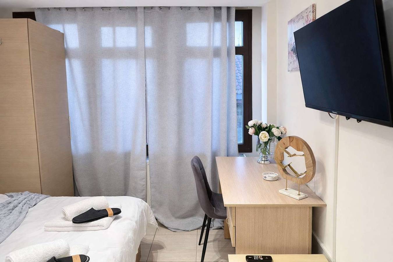 Ganzes Studio, Studio für 2 Personen mit Balkon/Terrasse in Evaggelistria, Agios Pavlos