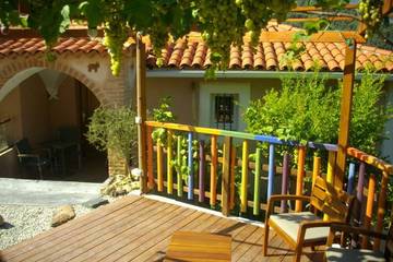 Gîte pour 6 personnes, avec jacuzzi ainsi que sauna et terrasse à Sainte-Agnès