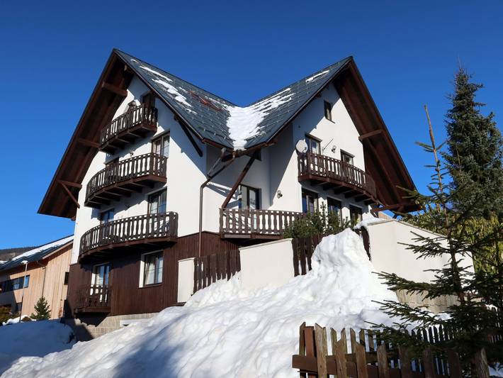 Vakantiewoning voor 6 personen, met tuin en balkon, met huisdier in Harrachov