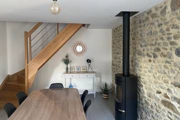 Gîte pour 6 personnes, avec terrasse à Heugueville-sur-Sienne