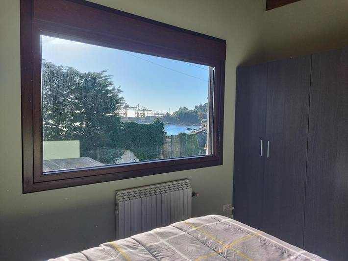 Apartamento para 5 personas, con piscina además de vistas y jardín en Ferrol