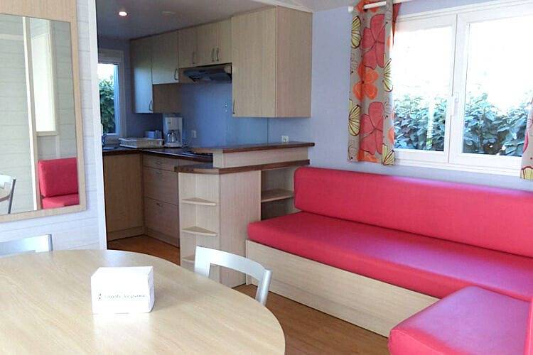 Mobilheim in Bessan in Caravanpark in Bessan, Côte d'Améthyste