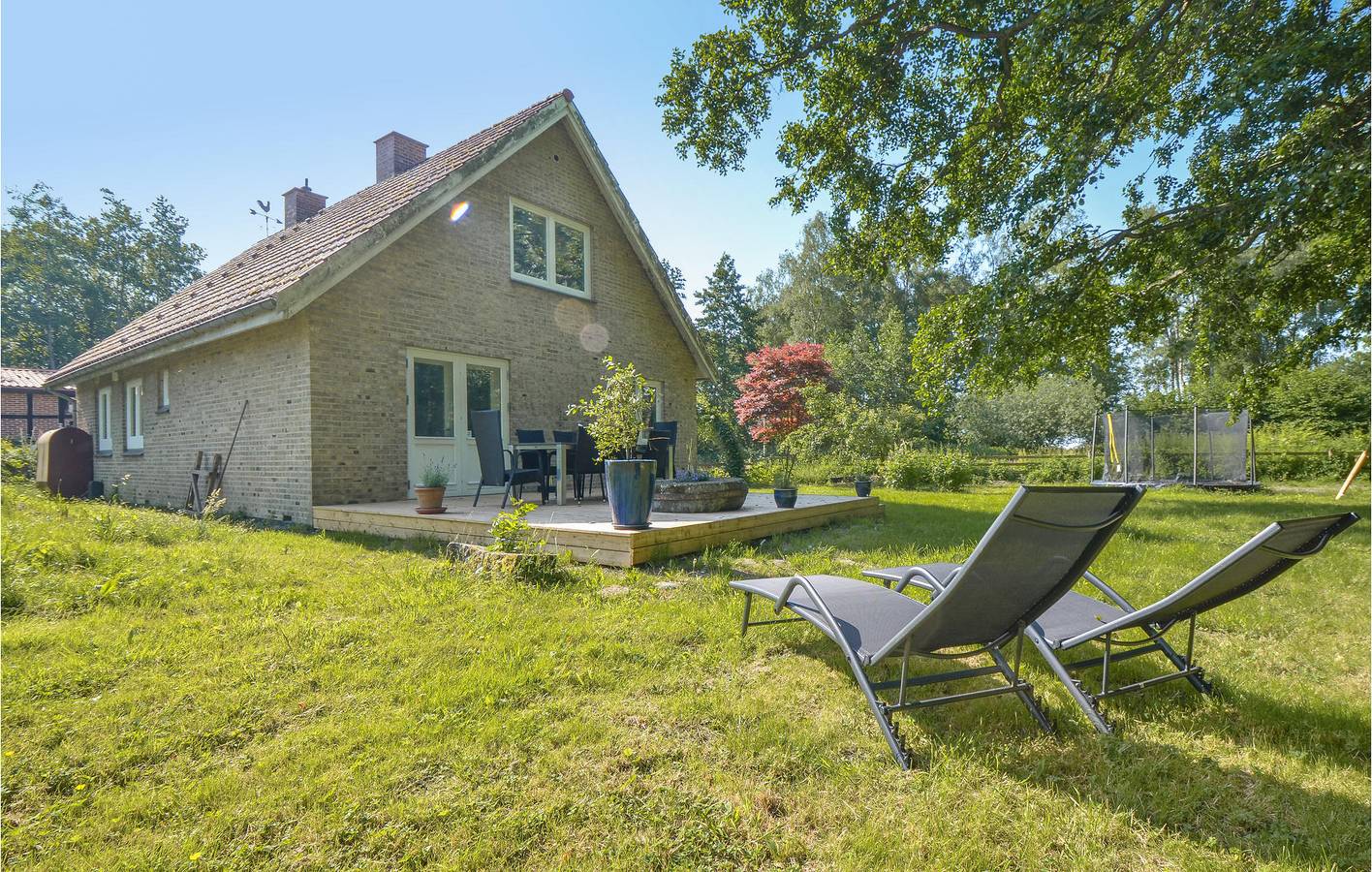 Ferienhaus für 8 Personen mit Terrasse in Rønde, Süddjursland