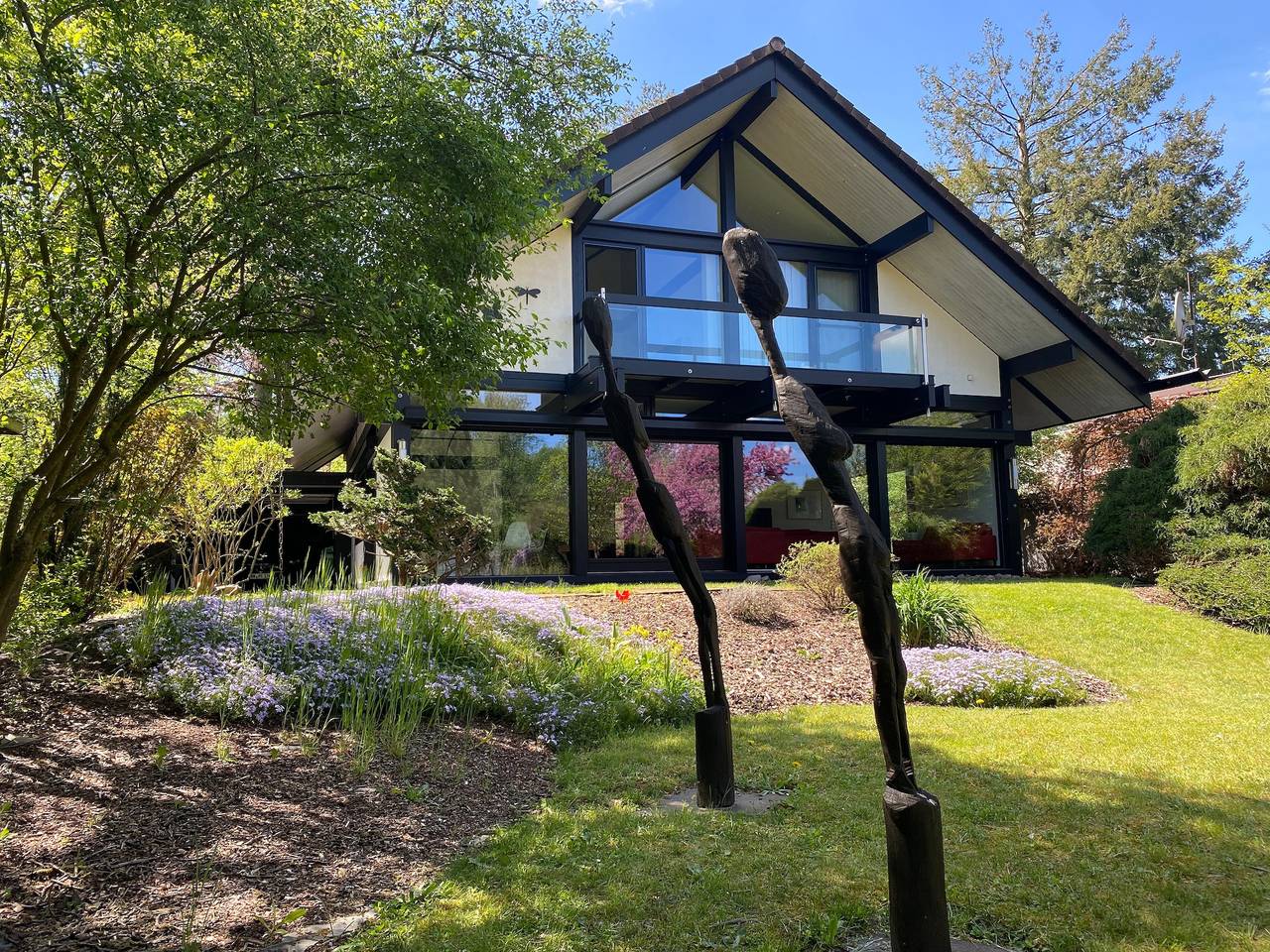 Ferienhaus 'Mit Ruhe Wasser Licht' mit privater Terrasse, privatem Garten und Wlan in Kagel, Grünheide