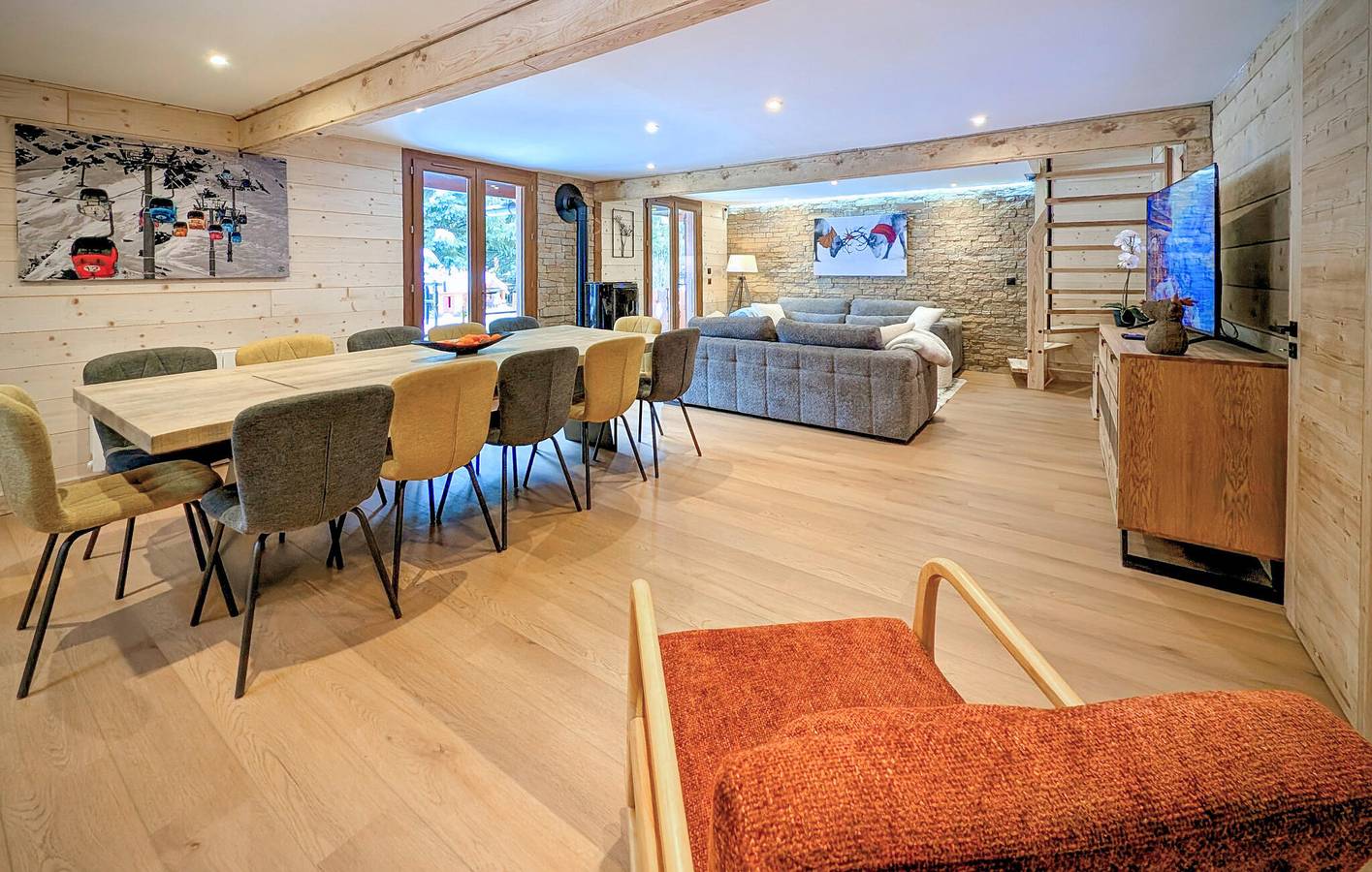 Rückzugsort mit Bergblick, Garten und Parkplatz, WiFi in Mont-de-Lans, Les Deux Alpes