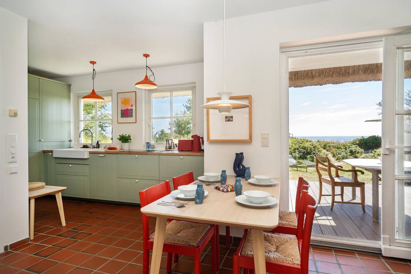 Reetdachhaus für 4 Pers. mit Sauna, Kamin, Garten, Stellplatz, Haustiere erlaubt. in List (Sylt), Sylt