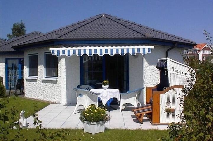 Bungalow für 3 Personen, mit Garten