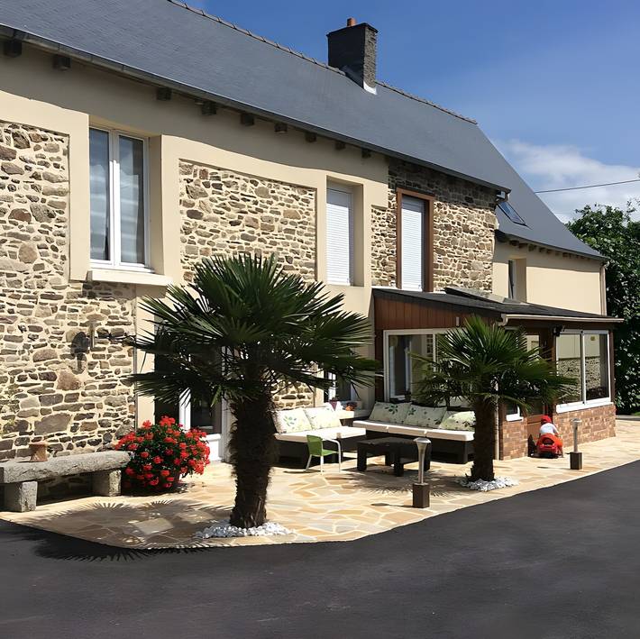 Camera "L’hermine Blanche" con Wi-Fi in Calorguen, Dinan e dintorni