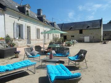 Chambre d’hôte pour 2 personnes, avec jardin en Indre-et-Loire