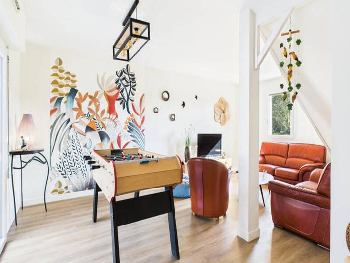 Appartement de vacances pour 8 personnes, avec jardin