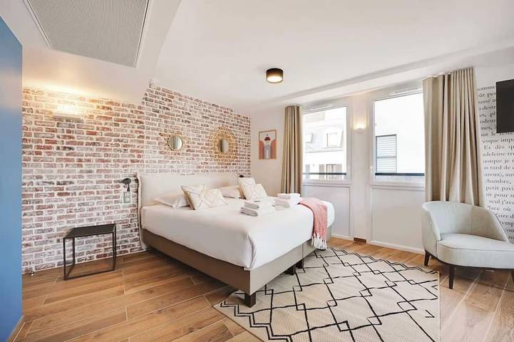 Ganze Wohnung, Appartement Henri #32 - Rooftop & Air Conditioning in Vanves, Hauts-de-Seine