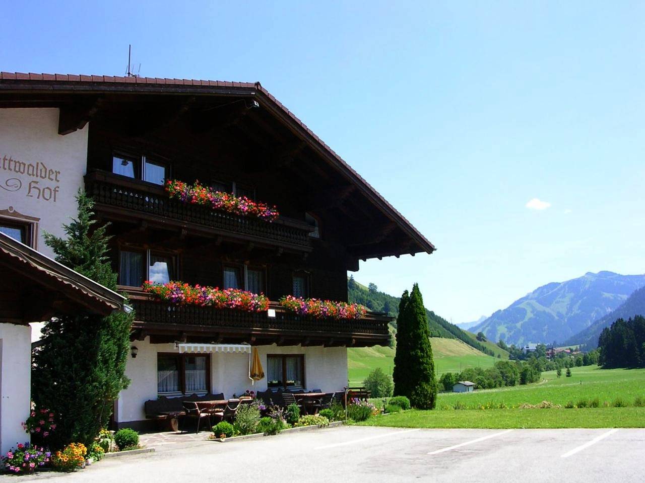 Schattwalder Hof in Schattwald, Allgäuer Alpen (Österreich)