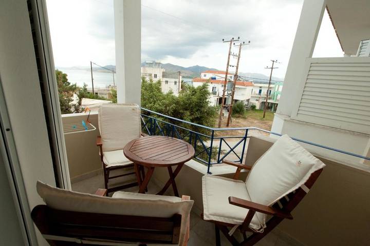 Maison d’hôte pour 2 personnes, avec Balcon ainsi que Terrasse et Vue dans Région du Péloponnèse