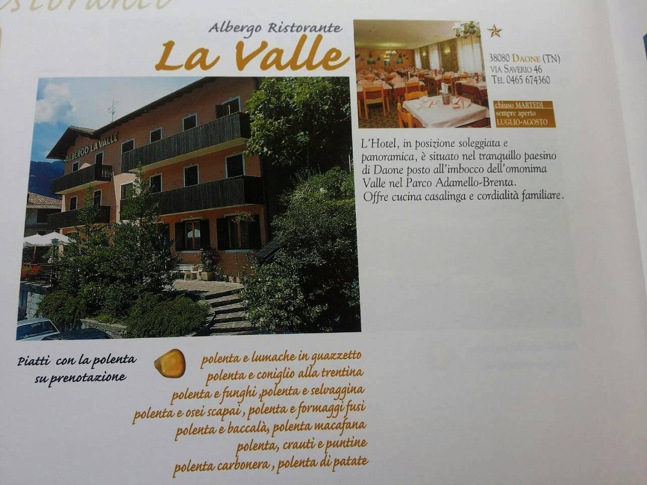 Albergo la Valle in Daone, Valdaone