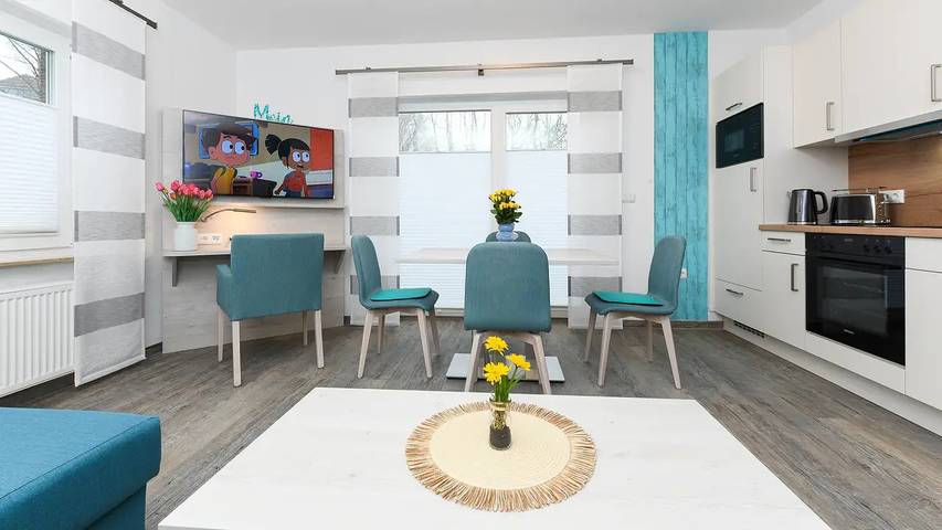 Ferienwohnung für 4 Personen, mit Garten und Terrasse sowie Pool in Bensersiel - 4
