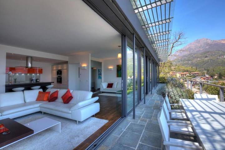 Location de vacances pour 4 personnes, avec terrasse et vue sur le lac ainsi que piscine et vue dans Menaggio - 2