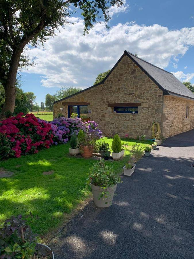 Location de vacances pour 4 personnes, avec piscine ainsi que vue et jardin à Merlevenez - 3