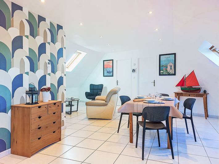 Location de vacances pour 4 personnes, avec Jardin à Porspoder
