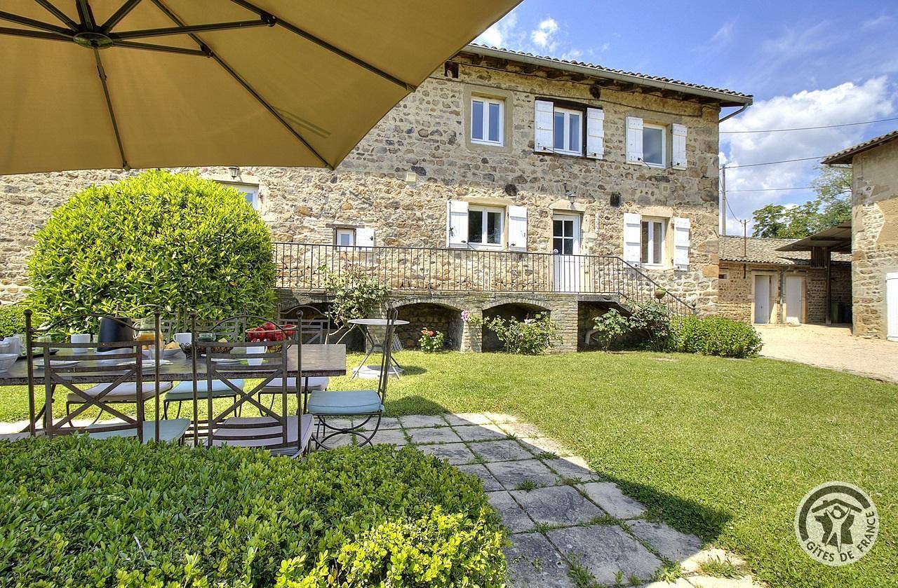 Gîte für 11 Personen mit Garten in Régnié-Durette, Beaujolais