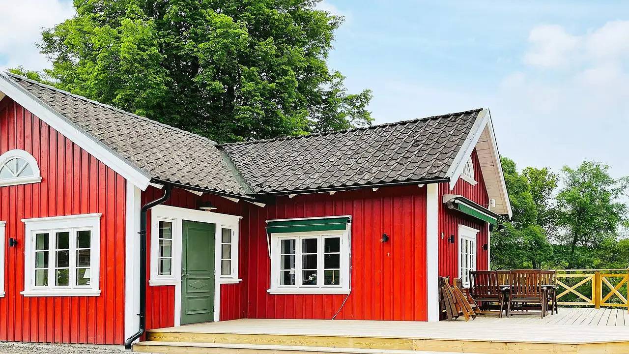 Hus för 5 Personer, med terass