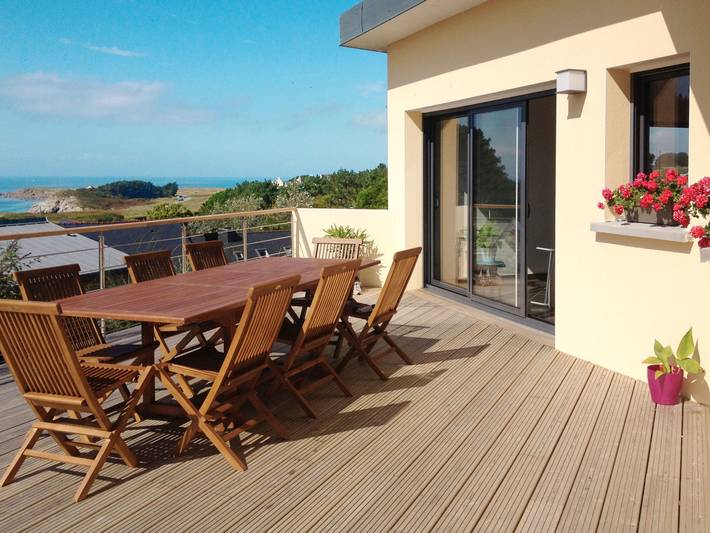 Location de vacances pour 6 personnes, avec Terrasse et Jardin à Plouarzel